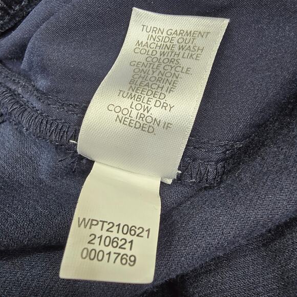 J. Jill Corduroy Navy Blue Pants Size 16 - Picture 4 of 6